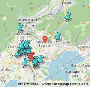 Mappa Via S. Carlo, 22030 Longone Al Segrino CO, Italia (2.169)