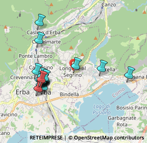 Mappa Via S. Carlo, 22030 Longone Al Segrino CO, Italia (1.9915)