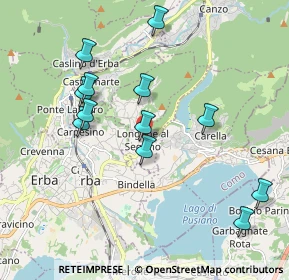 Mappa Via S. Carlo, 22030 Longone Al Segrino CO, Italia (1.92)