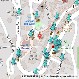 Mappa Piazza Bonacossa, 22034 Brunate CO, Italia (0.08615)