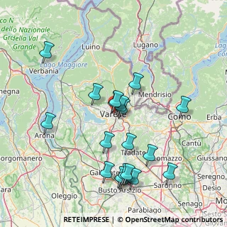Mappa Via Cavour Camillo Benso Conte, 21100 Varese VA, Italia (15.47211)