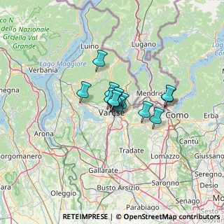 Mappa Via Cavour Camillo Benso Conte, 21100 Varese VA, Italia (6.75)