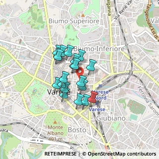 Mappa Via Cavour Camillo Benso Conte, 21100 Varese VA, Italia (0.2905)