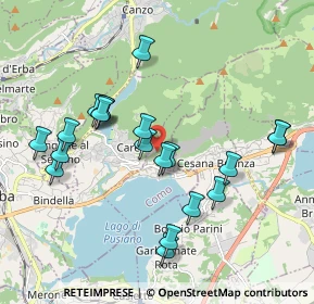 Mappa Via Trento, 22030 Cesana Brianza LC, Italia (1.911)