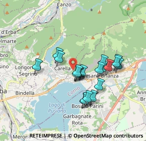 Mappa Via Trento, 22030 Cesana Brianza LC, Italia (1.481)