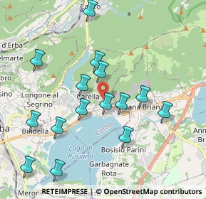 Mappa Via Trento, 22030 Cesana Brianza LC, Italia (1.98933)