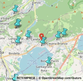Mappa Via Trento, 22030 Cesana Brianza LC, Italia (2.55727)