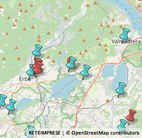 Mappa Via Trento, 22030 Cesana Brianza LC, Italia (6.491)