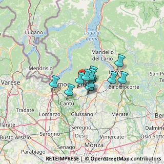 Mappa Via dei Castani, 22036 Erba CO, Italia (7.78333)