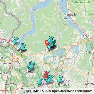 Mappa Via dei Castani, 22036 Erba CO, Italia (7.7145)