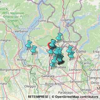 Mappa Via Ortigara, 21100 Varese VA, Italia (9.088)