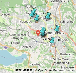 Mappa Via Ortigara, 21100 Varese VA, Italia (1.13308)