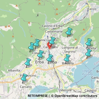 Mappa Via Hayez, 22036 Erba CO, Italia (2.03455)