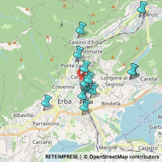 Mappa Via Hayez, 22036 Erba CO, Italia (1.65923)