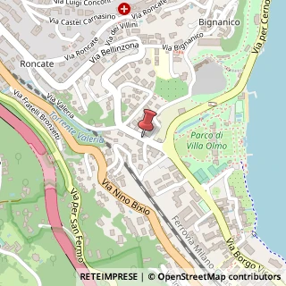 Mappa Via Bellinzona, 31/33, 22100 Como, Como (Lombardia)