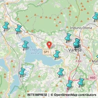 Mappa Via S. Candido, 21100 Varese VA, Italia (6.03643)