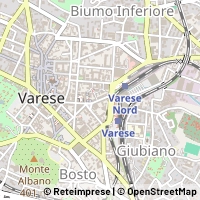 Mapa Varese
