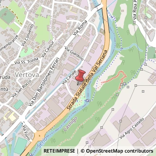 Mappa Via Canale, 80, 24029 Vertova, Bergamo (Lombardia)