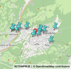 Mappa 24026 Cazzano Sant'Andrea BG, Italia (1.4025)