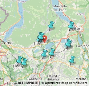 Mappa Via Raffaello Sanzio, 22036 Erba CO, Italia (6.94833)
