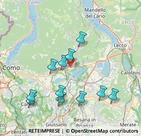 Mappa Via Raffaello Sanzio, 22036 Erba CO, Italia (7.68727)