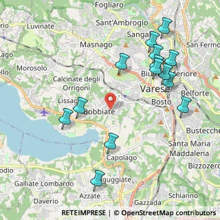 Mappa Via Mezana, 21100 Varese VA, Italia (2.29357)