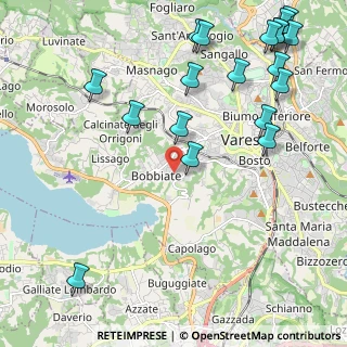 Mappa Via Mezana, 21100 Varese VA, Italia (2.83368)