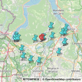 Mappa Via Alessandro Volta, 22036 Erba CO, Italia (8.3365)