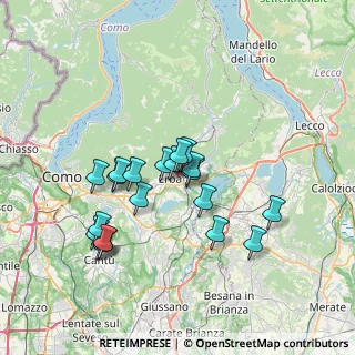 Mappa Via Alessandro Volta, 22036 Erba CO, Italia (6.259)