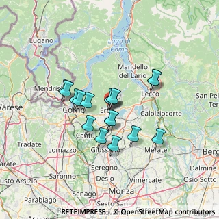Mappa Via Alessandro Volta, 22036 Erba CO, Italia (10.24941)