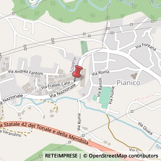 Mappa Via Nazionale, 11, 24060 Pianico, Bergamo (Lombardia)