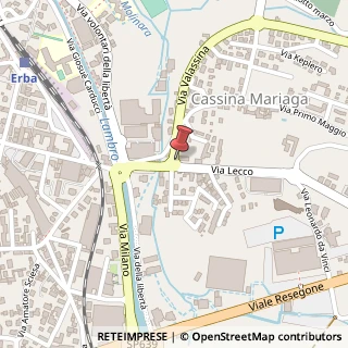 Mappa Via Lecco, 3i, 22036 Erba, Como (Lombardia)
