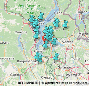 Mappa Via dei Gelsi, 21027 Ispra VA, Italia (9.9815)