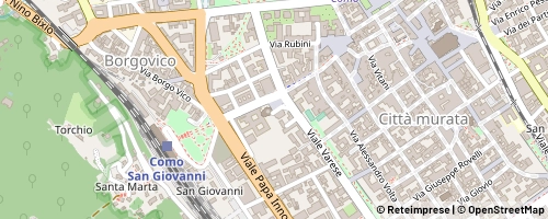 Mappa Como