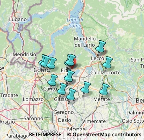 Mappa Via Raffaello Sanzio, 22036 Erba CO, Italia (10.39)