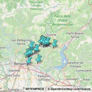 Mappa Via Nullo F., 24024 Gandino BG, Italia (8.67813)