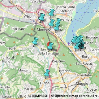 Mappa Via XXV Aprile, 22020 San Fermo della Battaglia CO, Italia (2.1625)