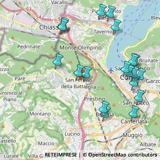 Mappa Via XXV Aprile, 22020 San Fermo della Battaglia CO, Italia (2.51)