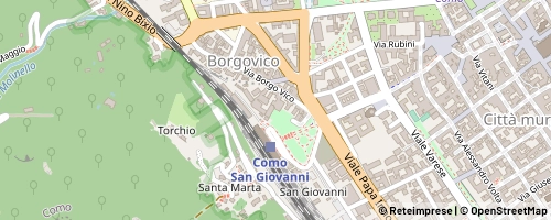 Mappa Como