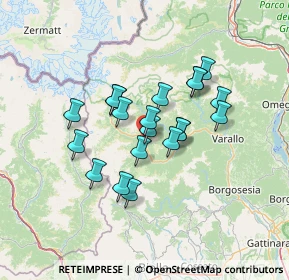 Mappa Frazione Rusa, 13023 Campertogno VC, Italia (10.467)