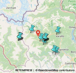 Mappa Frazione Rusa, 13023 Campertogno VC, Italia (11.31667)