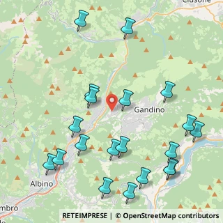Mappa Via Europa, 24024 Casnigo BG, Italia (5.0875)