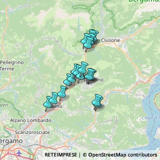 Mappa Via Europa, 24024 Casnigo BG, Italia (4.856)
