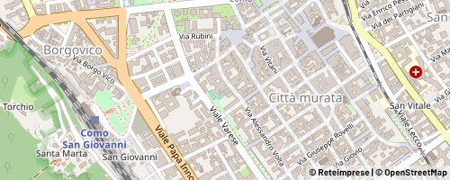 Mappa Como