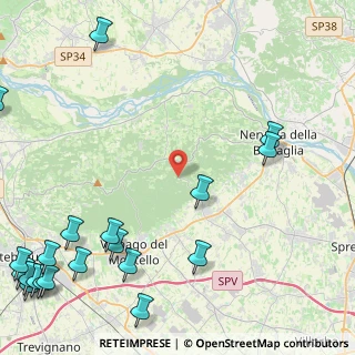 Mappa Via degli Alpini, 31040 Giavera del Montello TV, Italia (7.0385)