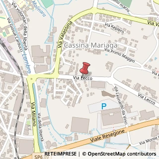 Mappa Via Lecco,  22, 22036 Erba, Como (Lombardia)