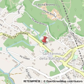 Mappa Via C. de Cristoforis, 22, 22020 San Fermo della Battaglia, Como (Lombardia)