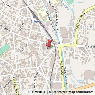 Mappa Corso 25 Aprile, 74, 22036 Erba CO, Italia, 22036 Erba, Como (Lombardia)