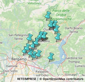 Mappa Via Pietro Mosconi, 24026 Cazzano Sant'Andrea BG, Italia (10.062)