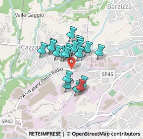 Mappa Via Pietro Mosconi, 24026 Cazzano Sant'Andrea BG, Italia (0.2745)